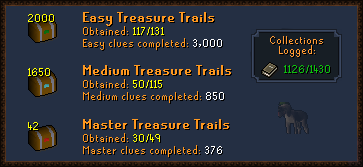 JackRS__'s tweet photo. Two weeks from today will be 7 years on Twitch! Opening my stacked clues to celebrate. 2 green logs and maybe a pet? Make a note if you want to see the openings.

Start times (UTC +0):
Fri 16th: 2000 Easies - 12:00
Sat 17th: 1650 Mediums - 12:00
Sun 18th: Masters &amp; Mimics - 19:00 https://t.co/eOz1qw1aJU