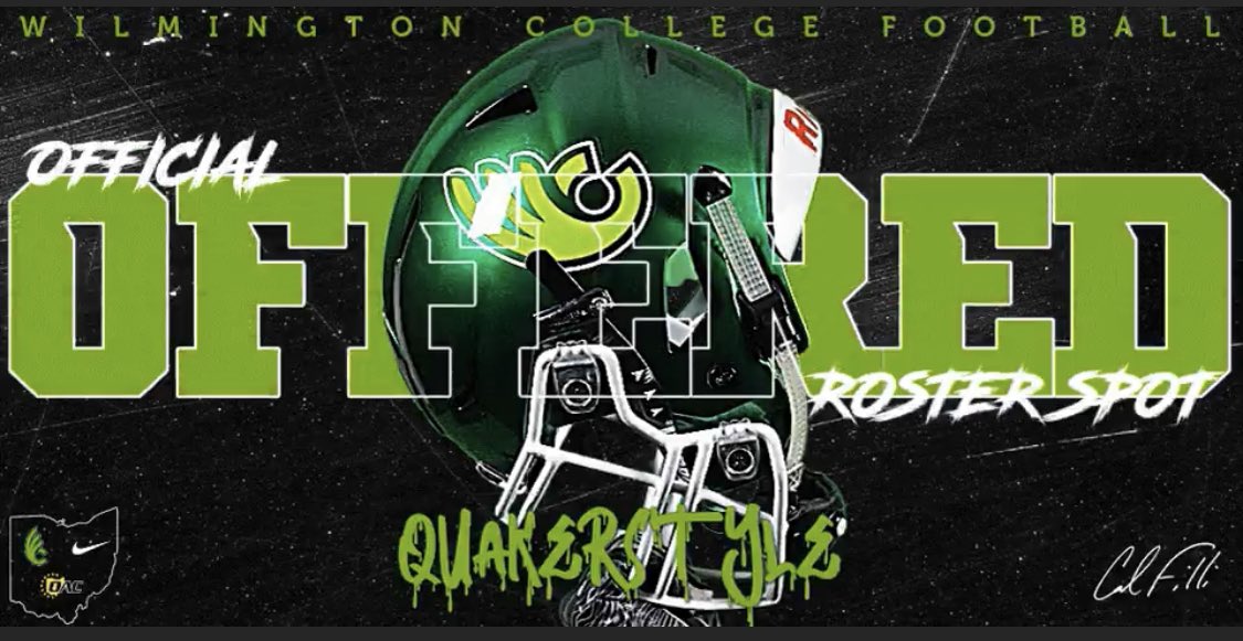 yamarion fitts (@yamarionf) on Twitter photo After a great conversation with <a href="/CoachFilli/">Corey Fillipovich</a> I’m extremely blessed to receive my first offer from Wilmington college ⚪️🟢#AGTG !!
<a href="/DubC_Football/">Wilmington Football</a>
<a href="/PHSPantherBall/">PHS Panther Football</a> @CoachInmanPHS
<a href="/CoachWest_PHS/">Grant West</a>
@CoachReeves_PHS
<a href="/CoachSm1thPHS/">Coach Smith</a> After a great conversation with <a href="/CoachFilli/">Corey Fillipovich</a> I’m extremely blessed to receive my first offer from Wilmington college ⚪️🟢#AGTG !!
<a href="/DubC_Football/">Wilmington Football</a>
<a href="/PHSPantherBall/">PHS Panther Football</a> @CoachInmanPHS
<a href="/CoachWest_PHS/">Grant West</a>
@CoachReeves_PHS
<a href="/CoachSm1thPHS/">Coach Smith</a>