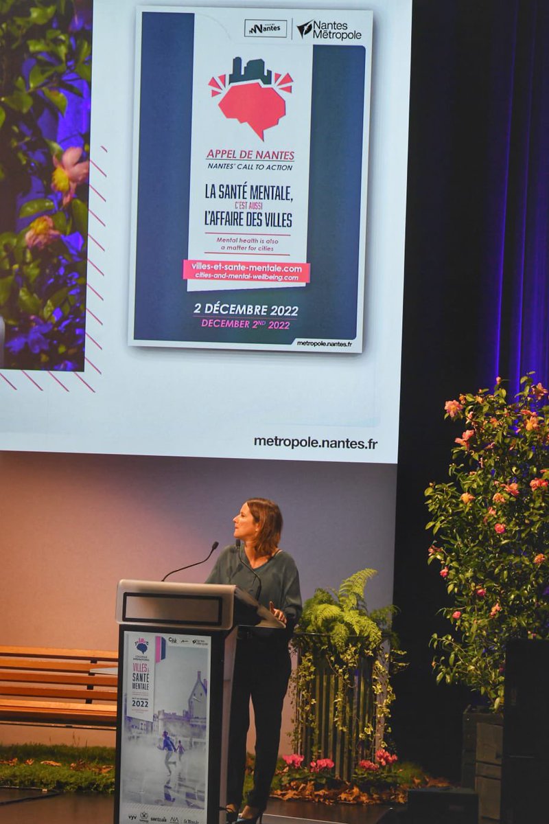 NantesMetropole's tweet photo. Au #ColloqueVSM, les villes et les professionnels de l'urbanisme, la #santé, l'#environnement, l'emploi... se retrouvent à #Nantes pour créer des synergies entre leurs domaines et dessiner une approche globale et positive de la santé mentale.
https://t.co/j56iZlspKq https://t.co/iMC4c6uos9