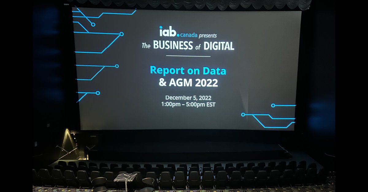 iabcanada's tweet image. SOLD OUT! Thank you to everyone who registered for #ReportonData. The IAB Canada team is getting the party started and we can&apos;t wait to celebrate with you right here, at Scotiabank Theatre Toronto, on Monday!

See the full agenda here: hubs.ly/Q01tTcTc0

#IABCanada #Data