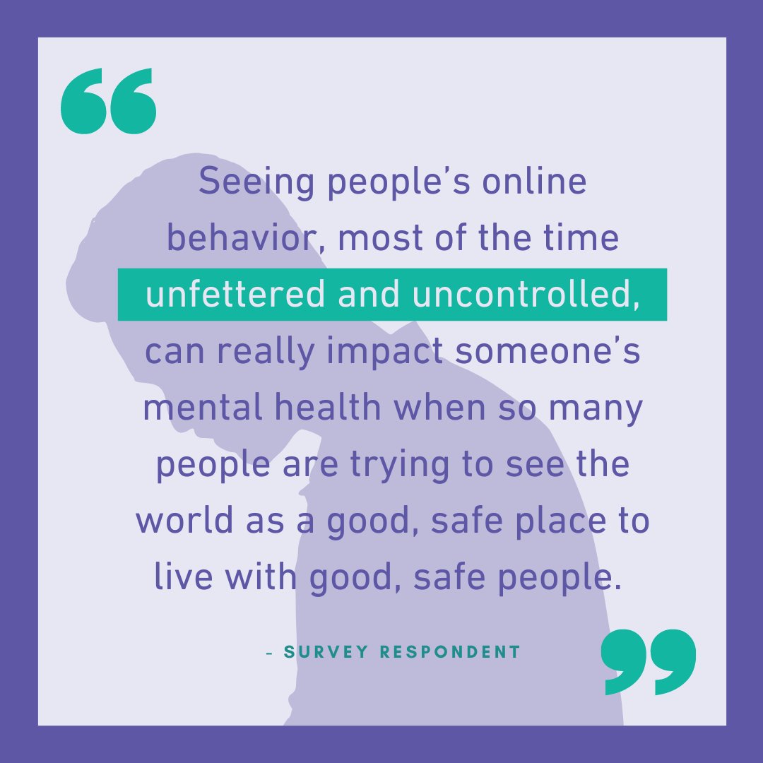 UltraViolet's tweet photo. “It's depressing, demoralizing, dehumanizing ... it makes me feel less safe to share myself online.” -Anonymous #URLtoIRL #MakeSocialSafe https://t.co/THk6OT8Rug