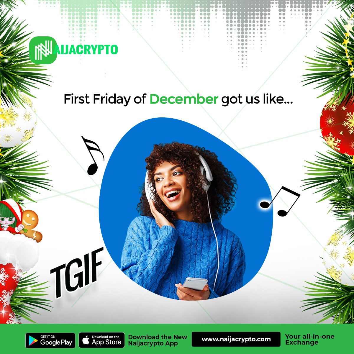 naijacrypto2's tweet image. This Friday got us feeling super excited! 🥳🤩🥂✌️
.
#TGIF #Friday #worldcup #powerdfi
