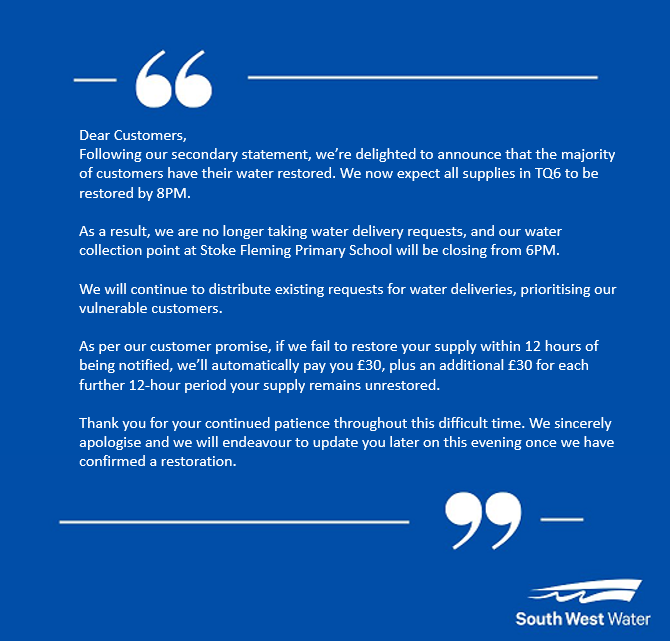 🚧UPDATE ON RESTORATION FOR TQ6 (DARTMOUTH AND STOKE FLEMING) 🚧