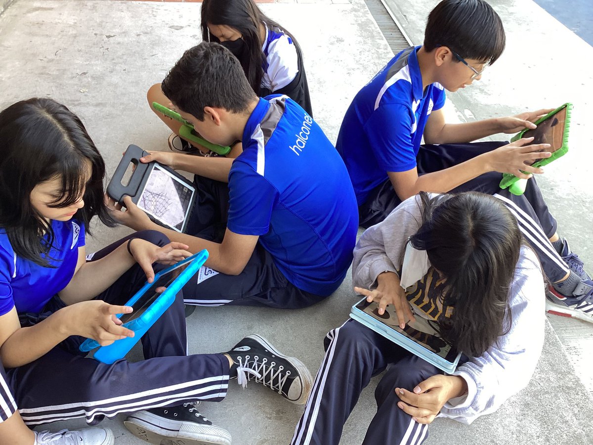 NormaEsmeNR's tweet photo. Apple technology has given us the freedom to choose our learning environment. Students are learning wherever they feel most comfortable. Today they are using #pages to compare and contrast positive and negative uses of technology. 
#AppleTeacher
@CSBoficial
#SomosCSB
#SecuCSB https://t.co/PnySMCM2td