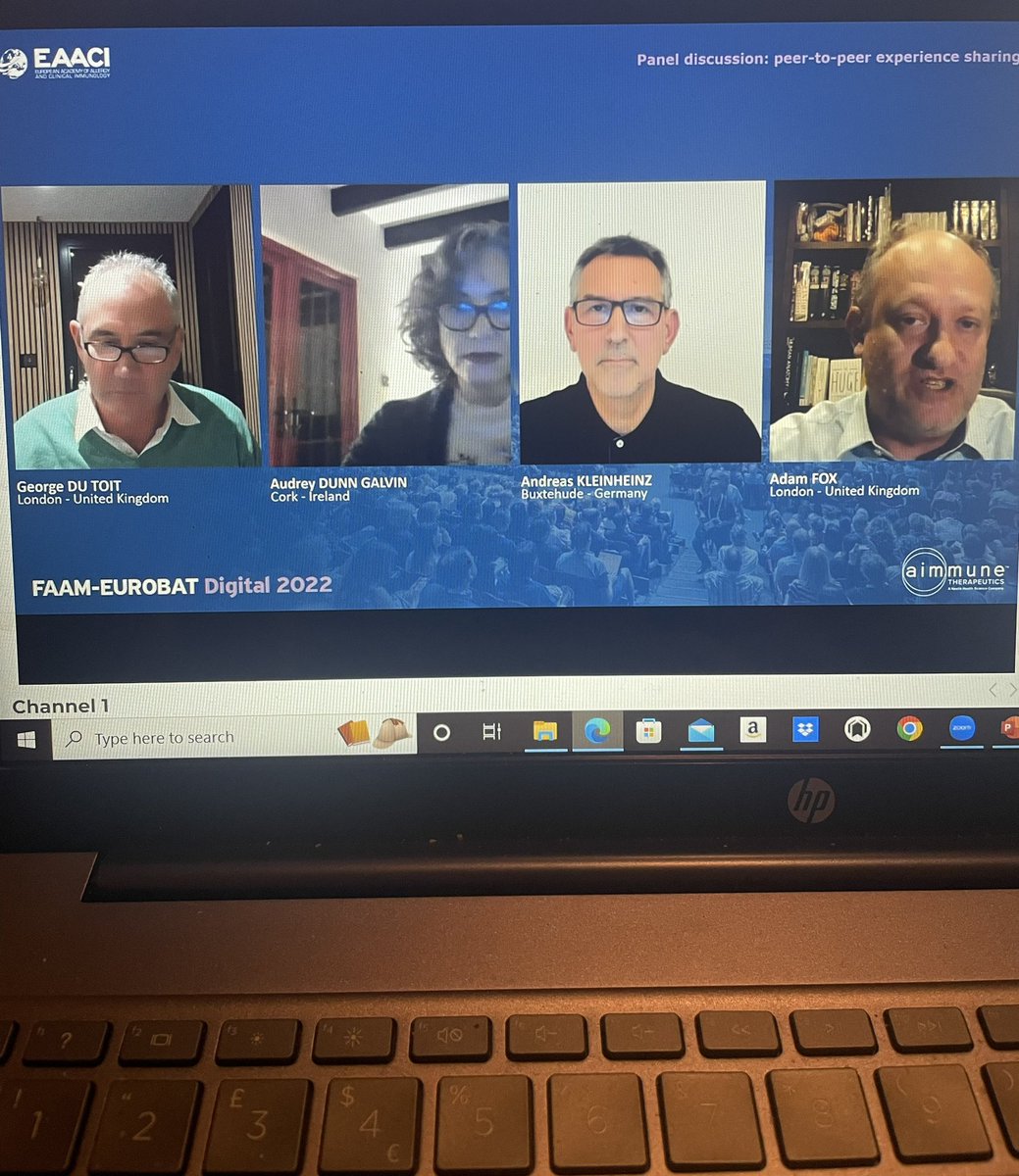 lydiadietitian's tweet photo. Fantastic to hear real world data from Germany and London on peanut OIT as well as live panel discussion #FAAMEUROBAT2022 https://t.co/tc6jIOUUg4