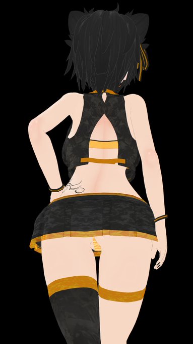 そう言えば縞パンにした 