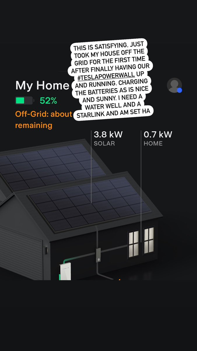 bakethisbread's tweet image. Off grid #teslapowerwall #powerwall