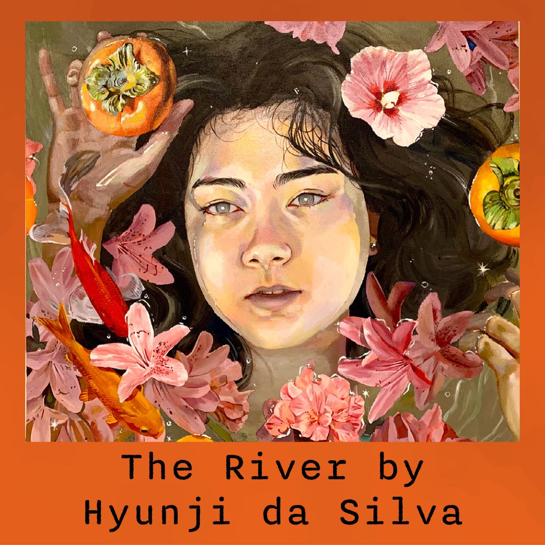 AmendmentVCU's tweet photo. Introducing the cover artist for our 2022 Journal! Hyunji da Silva's piece "The River" and other pieces from VCU artists will be featured in our journal coming out soon. https://t.co/2nqO8XkiRN