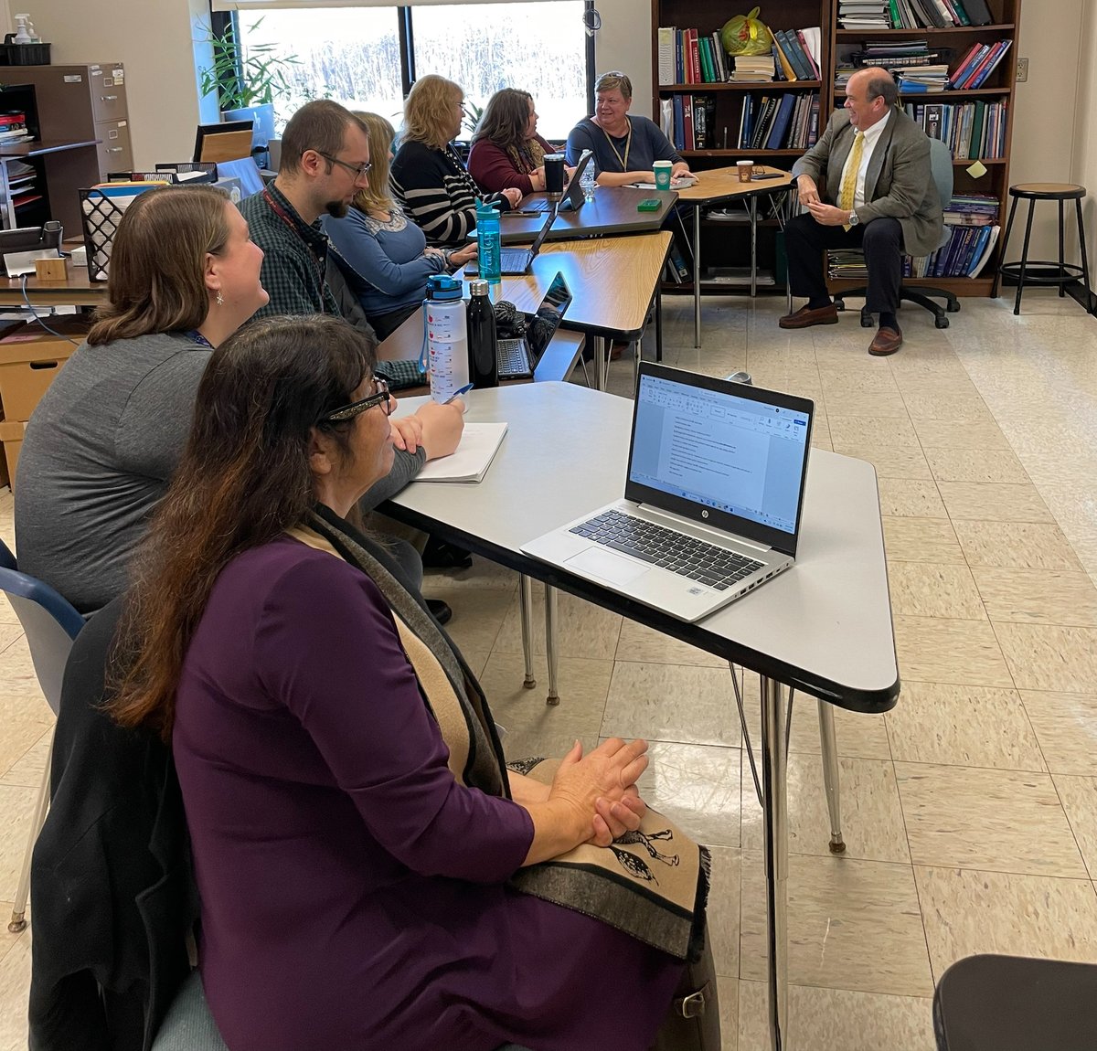 QuestarIII's tweet photo. Today, Dr. Michael Jabot introduced The @GLOBEProgram to teachers at Questar III #BOCES! During his presentation, they discussed ways to tie #GLOBE into their classrooms &amp; the different benefits it can offer. Thank you @mjabot! #QuestarIII #HereForTheKids https://t.co/LMZuZHirhb