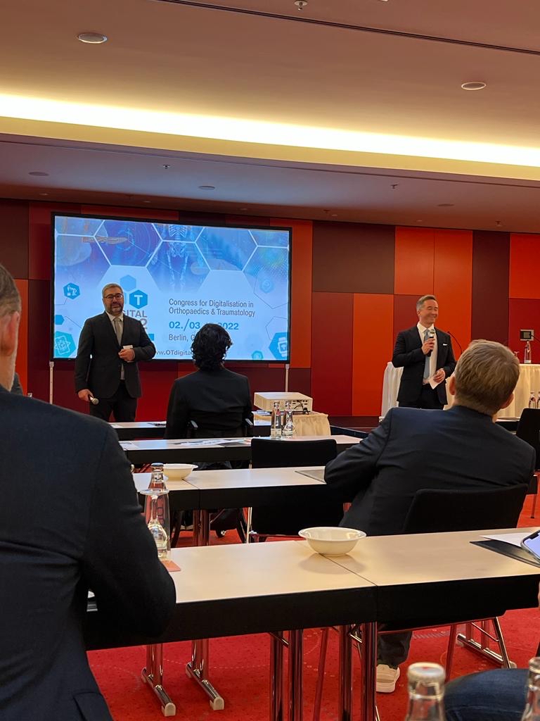 DocPfoe's tweet photo. Our first day of the OTDigital2022 is done and we had a blast! Great minds having great discussions about Digitalisation in Orthopaedics and Traumatology. Here are some impressions from today. Tomorrow we will keep going!
#OTDigital #orthopaedics #traumatology #digitalisation https://t.co/r5MfVReqte