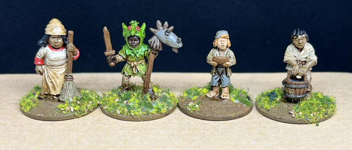 DMCFFD's tweet photo. All the Midlam Miniatures Village Kids are done. #6mmrpc #wargaming #hobbystreak #ttrpg https://t.co/DD7zPBXgnN