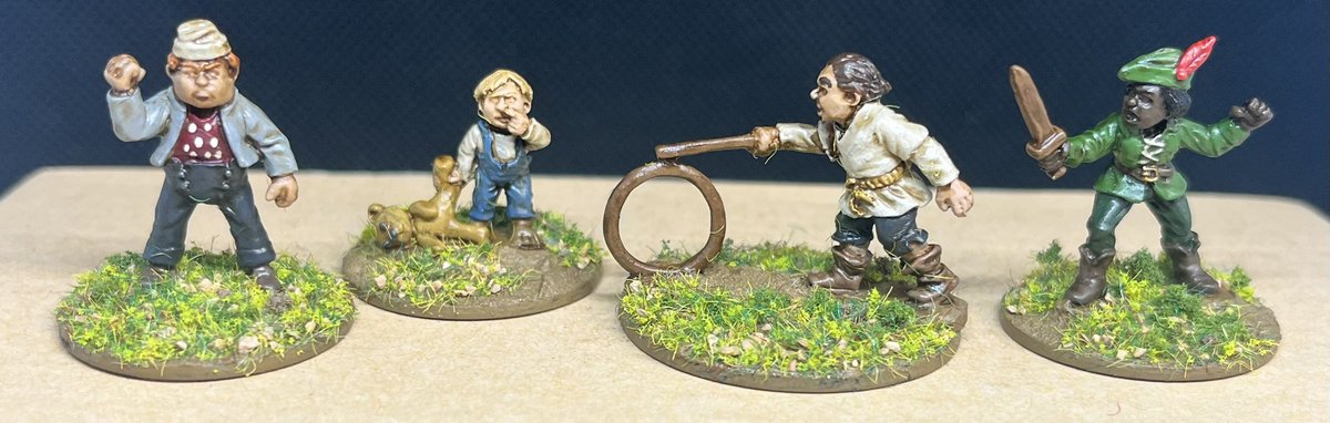 DMCFFD's tweet photo. All the Midlam Miniatures Village Kids are done. #6mmrpc #wargaming #hobbystreak #ttrpg https://t.co/DD7zPBXgnN