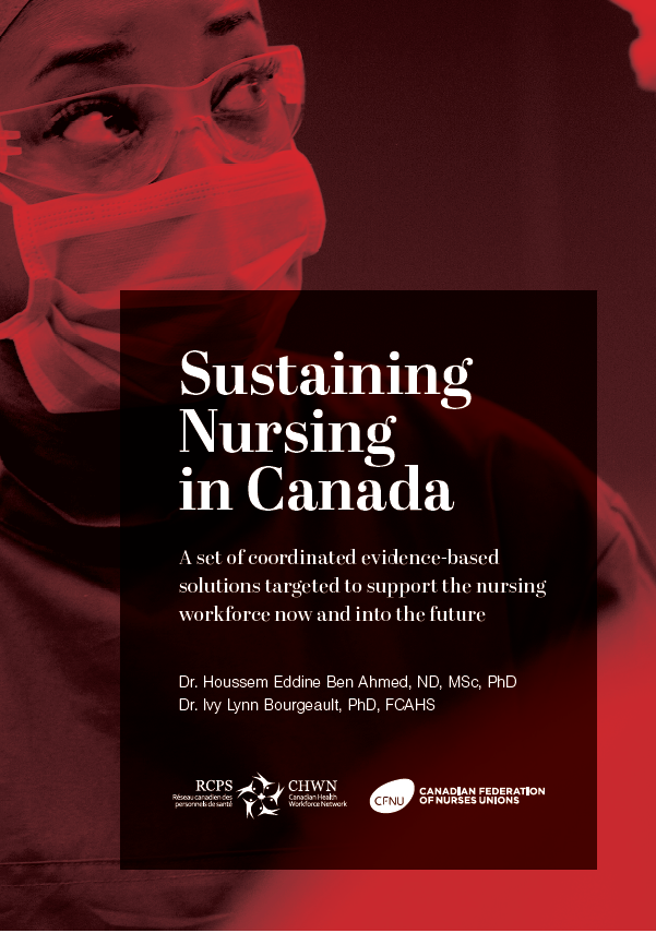 CFNU's tweet photo. We can turn the tide on the #NursingShortage and ensure safe workplaces and reliable access to #SafePatientCare.

Learn more about solutions to the health workforce crisis plaguing health care across the country in our report w/ @CHHRN➡️https://t.co/yxSm9760qH #cdnhealth #canlab https://t.co/SL6o6wxMZv