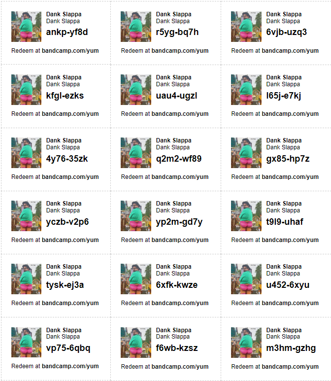 DankSlappa's tweet photo. Want a free album? #bandcampcodes #bandcamp #freemusicfriday https://t.co/k7qKI5uqhl