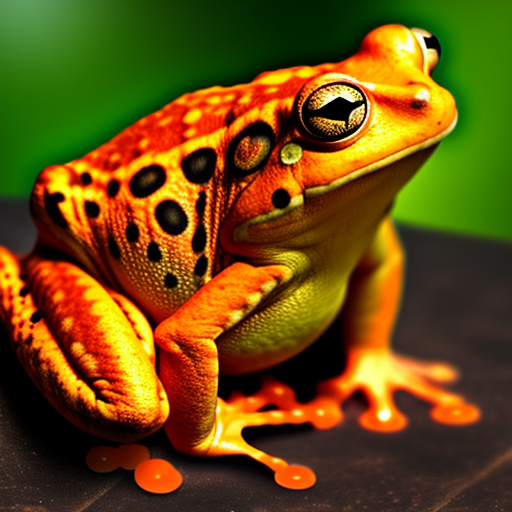DeDaSlyer's tweet photo. an orange frog...😍#SD https://t.co/XlfWI0mzKM