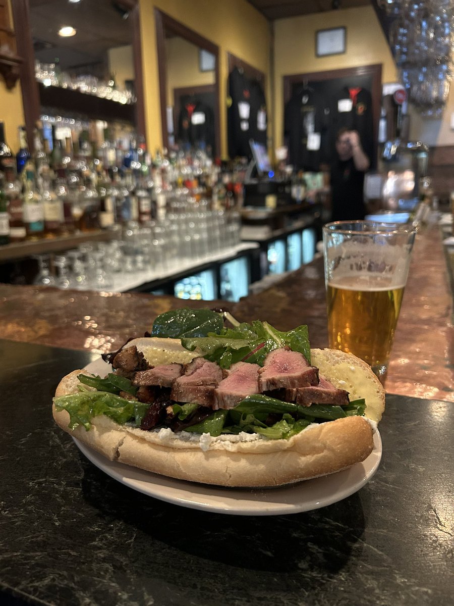 Matthew Mussari (@matt_mussari) on Twitter photo Duck sandwich and Pliny the Elder at Monk’s Cafe, voted best bar in the world by Craft Beer and Brewing magazine. Great way to spend a Friday afternoon. <a href="/MonksCafePhilly/">Monk's Cafe</a> Duck sandwich and Pliny the Elder at Monk’s Cafe, voted best bar in the world by Craft Beer and Brewing magazine. Great way to spend a Friday afternoon. <a href="/MonksCafePhilly/">Monk's Cafe</a>
