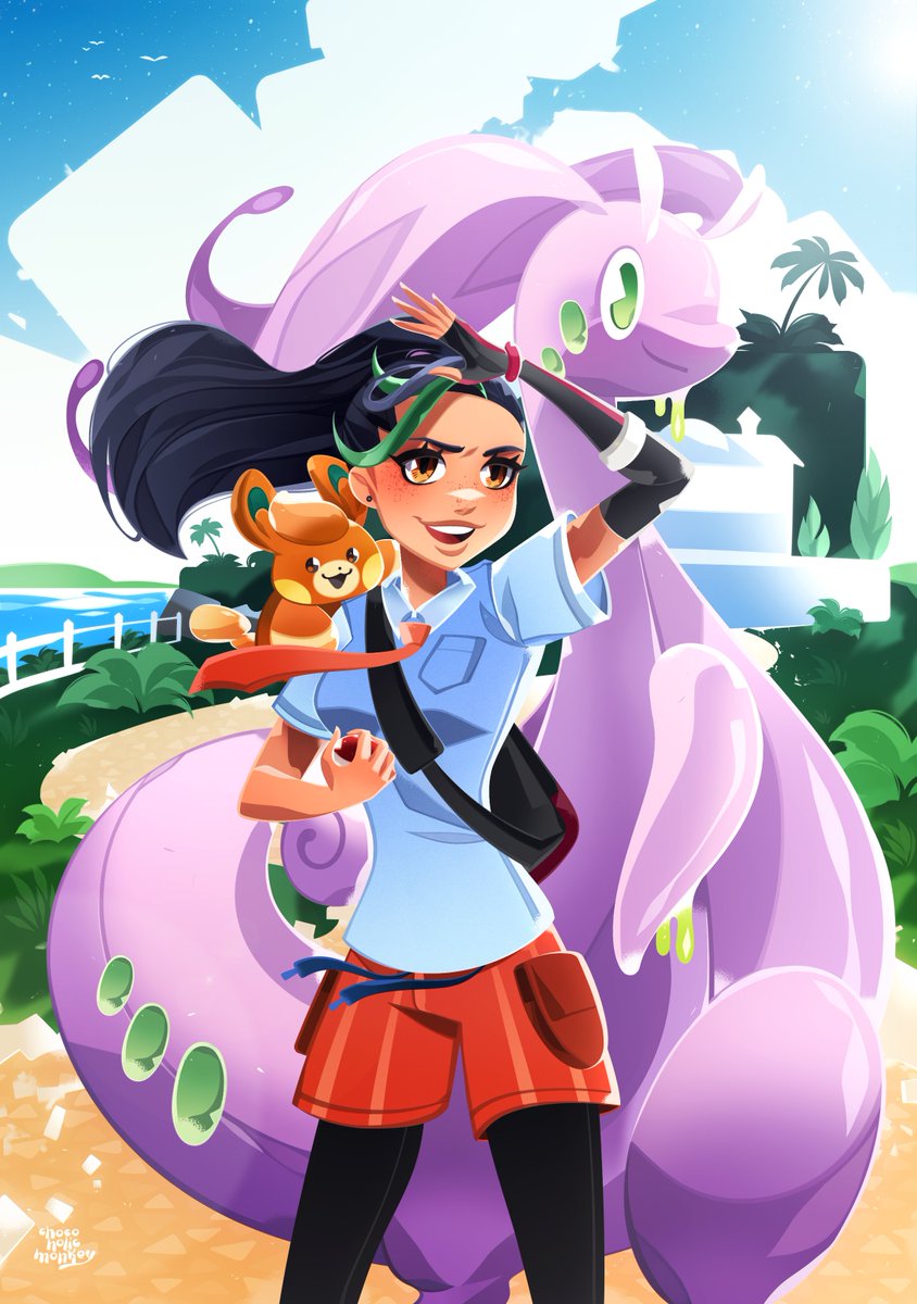 ekaterina_dmit's tweet photo. best girl Nemona✨ #ポケモンsv 
#PokemonScarletViolet https://t.co/NV1NLH7sIa