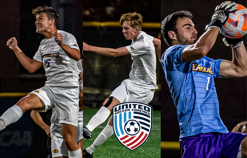 EmersonLions's tweet photo. MSOC | Three Members of @EmersonMSOC Recognized On United Soccer Coaches DIII Men's Soccer All-Region II Team ⚽️

STORY: https://t.co/KaaVd6HqKD

Second Team: Aidan Ferguson, Cade Mallett
Third Team: Ethan Fitzsimmons

#HearUsRoar https://t.co/WWj5XVO7Rj