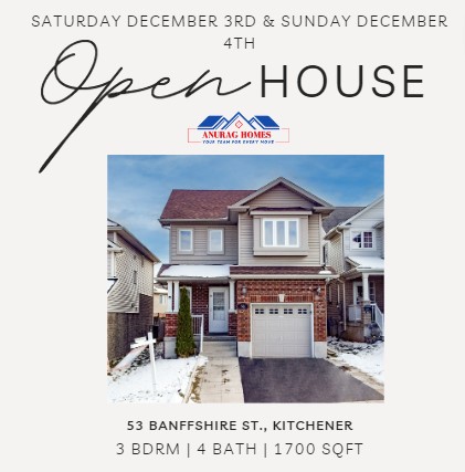 Rahul_AHTeam's tweet photo. Let's kick off this month strong by touring some of Kitchener's newest and most STUNNING properties!!

Schedule:
📍813 Fairway Cres:
Saturday &amp; Sunday: 2:00-4:00p.m.
📍53 Banffshire St:
Saturday &amp; Sunday: 2:00-4:00p.m.
📍79 Dahlia St:
Saturday &amp; Sunday: 2:00-4:00p.m.

#openhouse https://t.co/INTcq4Sj4H