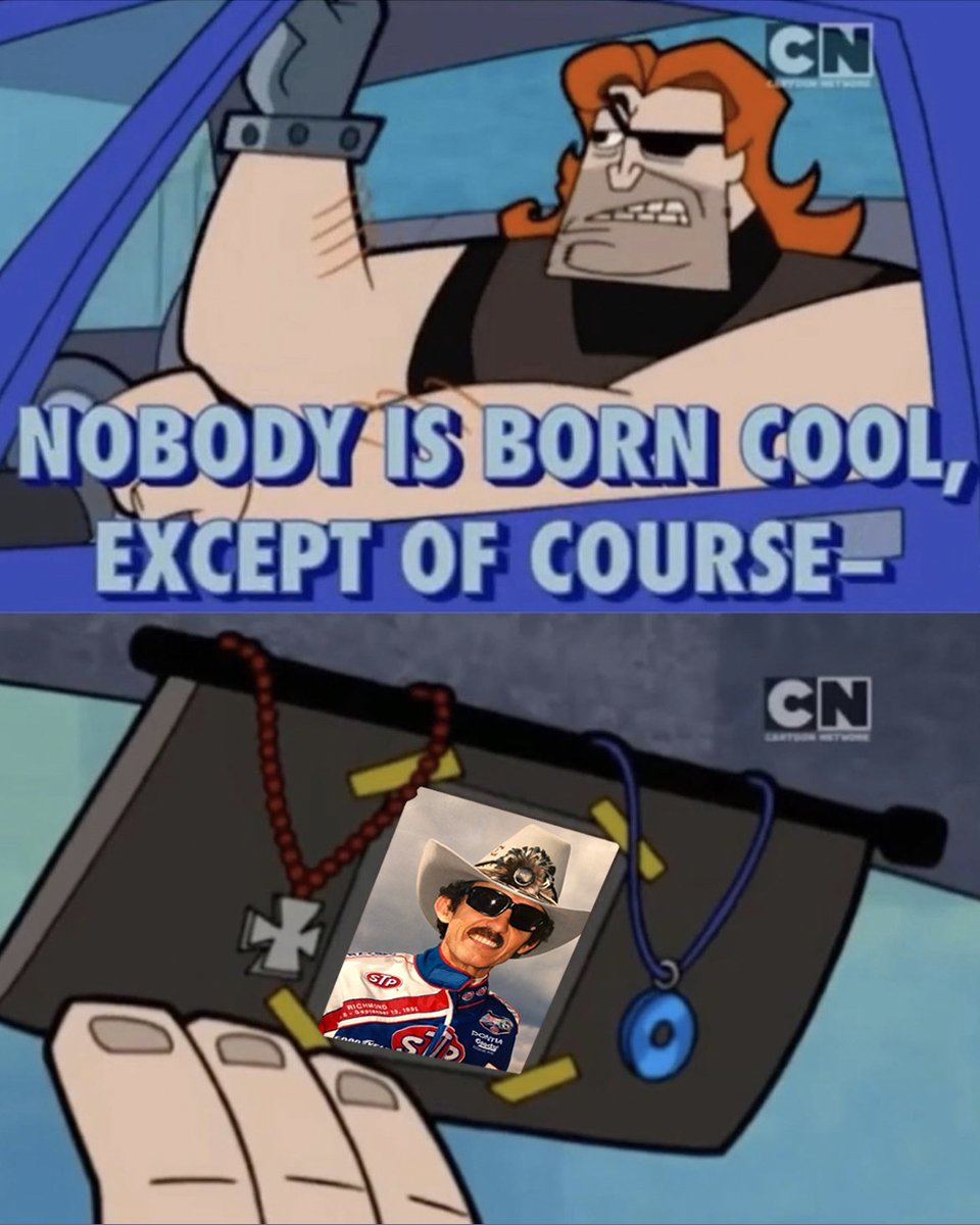 Closing out #MemeWars2022 with the coolest of them all 😎 

Thanks everyone for playing along all week!  Now if you wouldn't mind, hit that like button and let's finish out with a W over <a href="/RFKracing/">RFK Racing</a>, <a href="/KauligRacing/">Kaulig Racing</a> and <a href="/Team_FRM/">Front Row Motorsports</a> 💪