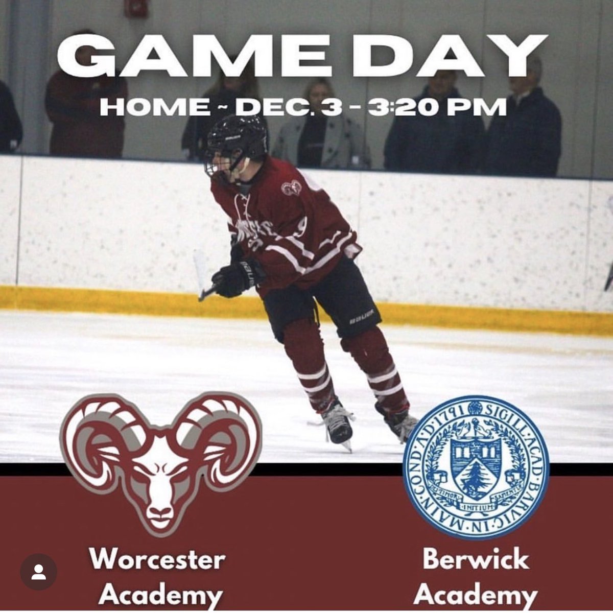 Worcester Academy Boys Hockey tweet media
