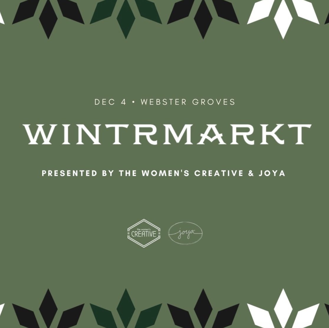 Ready to shop ‘til you drop? Don’t miss Collections by Joya and The Women’s Creative’s WintrMarkt at <a href="/oliveandoakstl/">Olive+Oak</a>! ❄️ Come explore this highly curated indoor boutique market featuring 30+ amazing local businesses on Sunday, 12/4. 🛍

Learn more: eventbrite.com/e/wintrmarkt-w….