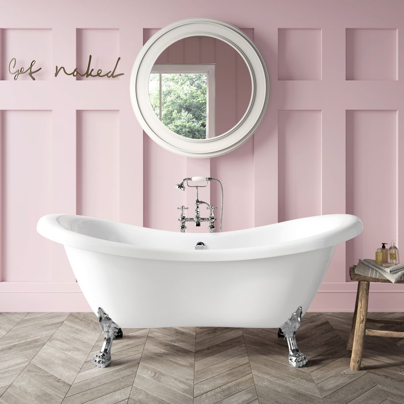 BathroomMUK's tweet photo. Bathe in style ππΌ
π Tonbridge 1750mm Roll Top Bath - Chrome Claw Feet
Shop here: https://t.co/CBzQgswqP0
#bath #rolltopbath #bathroominspo https://t.co/hxriRiYPxg