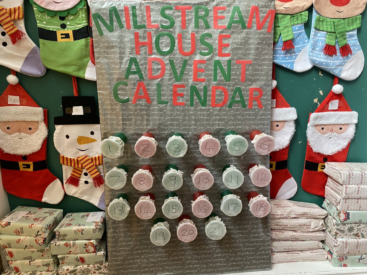 rickyjohnston26's tweet photo. Created an advent calendar for the people we support. Match the number to the present (of course Iβve rigged it so that the present is personalised to them) Shhhhhh π€«ππ #voyagecare #millstreamhouse #huntingtonsdisease #activitiescoordinator https://t.co/HEPJaDljgq