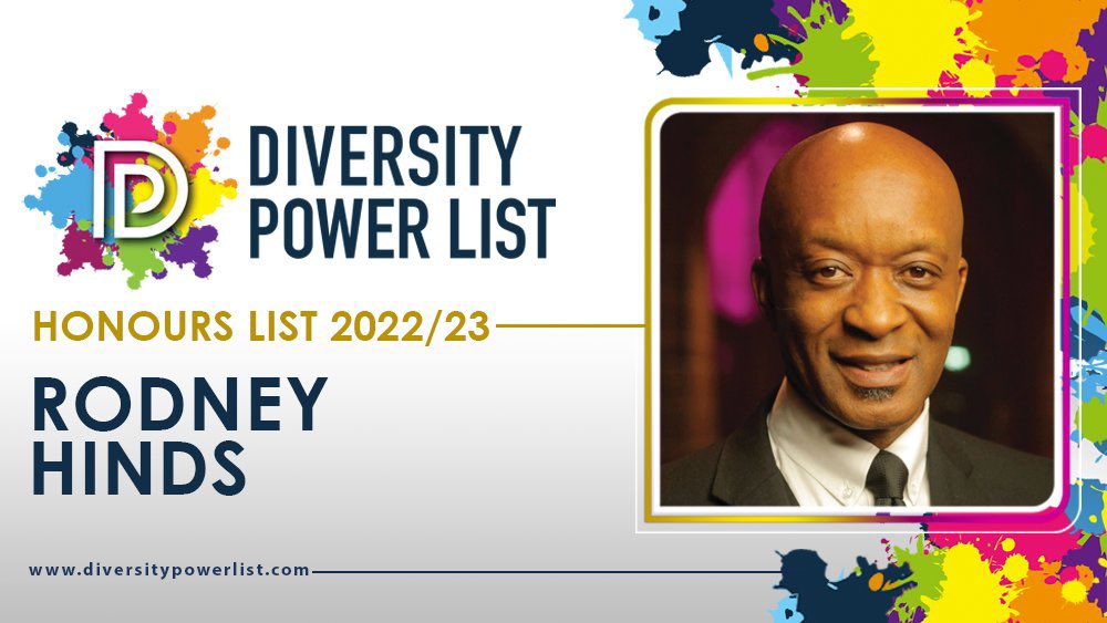list_diversity's tweet photo. Congratulations to Rodney Hinds who has featured on the Diversity Power List 2022 – honouring 50 of the most profound champions of inclusion across the UK! 

You can read more about Rodney's achievements, and view the full honours list HERE – https://t.co/lS7u6zXfgd… https://t.co/C3Sp87Z3cN