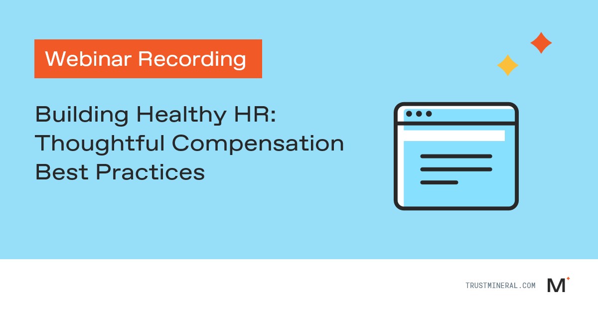 Trust_Mineral's tweet photo. In our 2022 #StateofHR research, we discovered four key indicators that contribute to growth in revenue and productivity. Watch this #webinar recording to learn about the first of the four keys: thoughtful compensation ➡️ https://t.co/wzUJNP0Vh1
#hrcommunity #hr #employers https://t.co/9K5nnQXSEr
