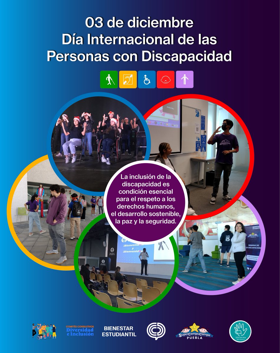 Bien_EstudPUE's tweet photo. Gracias por formar parte de este año, en donde aprendimos mucho. Aun nos queda mucho camino que recorrer, pero estamos en el proceso de crear consciencia en la sociedad. ¡Por un TEC más inclusivo!
#discapacidadeinclusión  #TQueremos https://t.co/OYXRKvFNdD