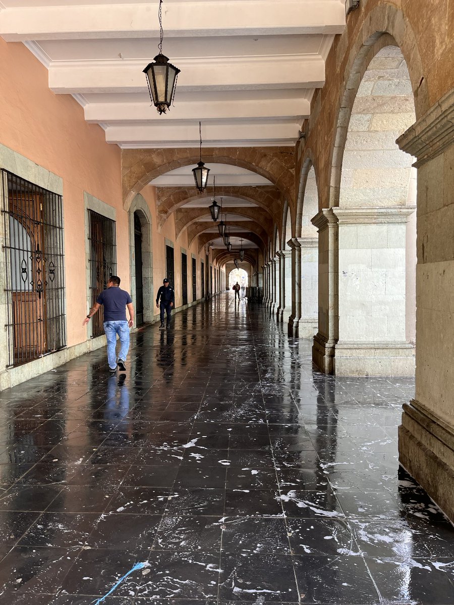 oaxacavial's tweet photo. Después de 12 años el palacio de gobierno tiene un respiro, solo por hoy el zócalo no parece Mercado, solo por hoy hay que disfrutarlo limpio. 
@Bomberos_GobOax hace la labor de limpieza y @Policia_GobOax resguardan el polígono del Zócalo de nuestra #Oaxaca https://t.co/wJFbMn2wdz