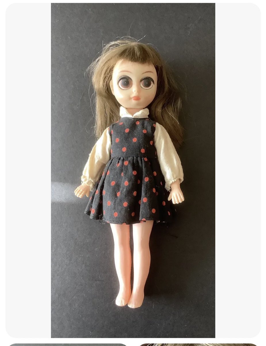 I’ve gotten to the point in life where all I can think of that I want for Christmas are these vintage big eyed dolls.