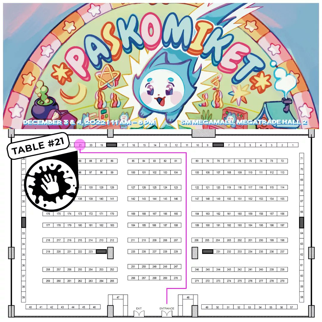 TABLE#21 - THE INKY HANDS @ #PASKOMIKET! ✨
Dec 3 &amp; 4, 2022 | 11am to 8pm
SM Megamall, Megatrade Hall 2

#PASKOMIKET2022
#TheInkyHands