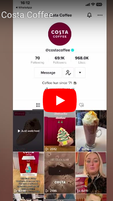 Sneakers

Coffee

<a href="/CostaCoffee/">Costa Coffee</a> picked up a TikTok trend and made it their own

goodtiktokcreative.substack.com/p/issue-114-co…