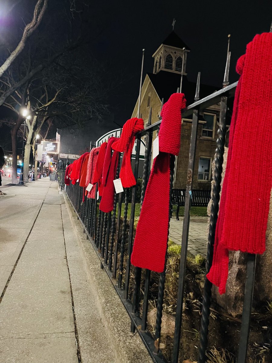 positivehn's tweet photo. Kelly and Serife were busy hanging red scarves out front of Christ's Church Cathedral on World AIDS Day.
#WorldAIDSDay #redscarfcampaign #AAW #theaidsnetwork https://t.co/vnIvh7xaUB