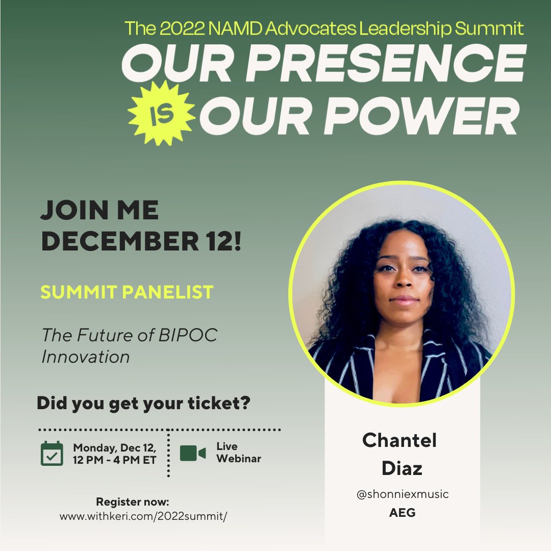 Happy Friday!! 😎

We’re getting so close to #OurPresenceisOurPower!  We wanted to introduce you to a few more of the amazing speakers you’ll get to hear from on December 12. Swipe through to meet them! 

<a href="/CatarinaRivera/">Catarina Rivera, MPH, MSEd, CPACC</a> <a href="/KamilahProctor/">Kamilah Proctor</a>