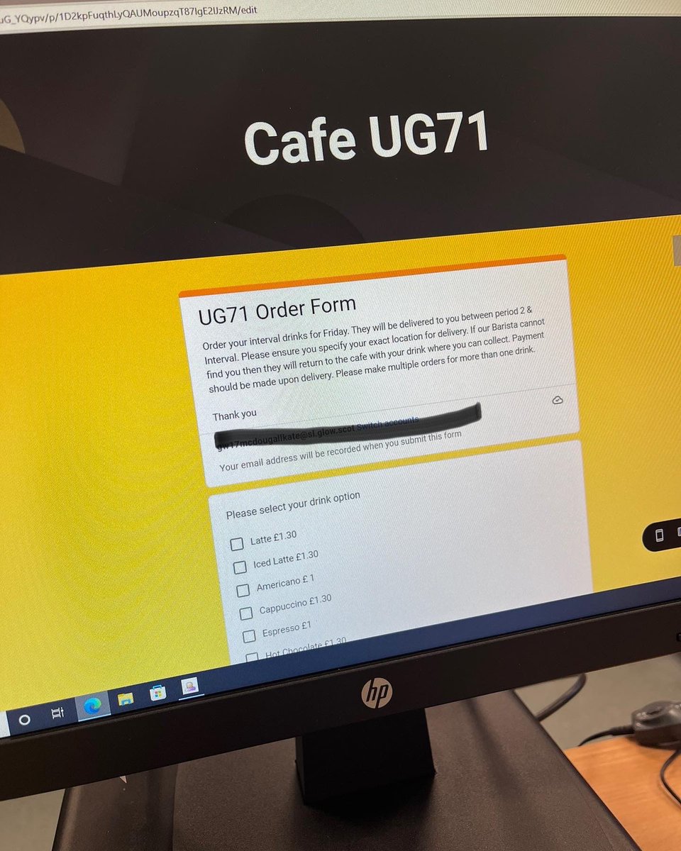 Our senior baristas trialled a new order &amp; delivery system. It wasn’t easy but our Ellie &amp; Katie absolutely smashed it. We are so proud of their maturity &amp; work ethic. They are a credit to their families 👏👏👏