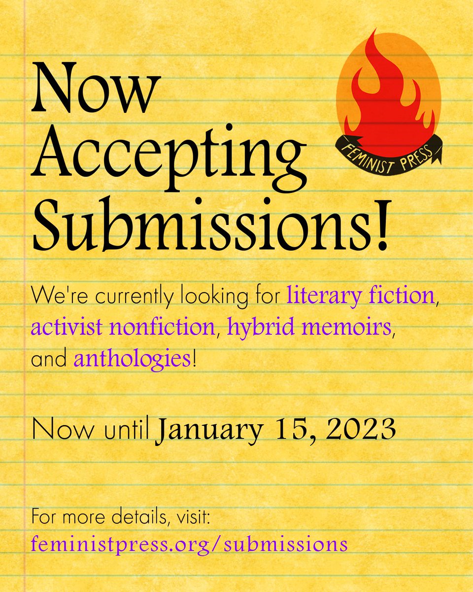 Are you our next author? We're looking for:
—Queer/trans stories from the rural US
—Books on mental health
—Anthologies or collaborative nonfiction projects
—Multilingual works

And more! 

Check it out: bit.ly/3KDH19x