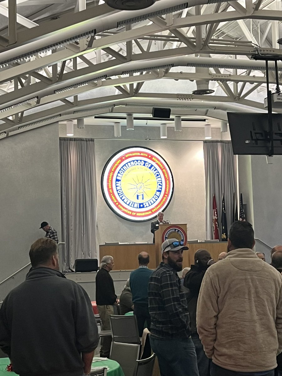 Building Trades Holiday Luncheon at <a href="/IBEW/">IBEW</a> 369. 🎄