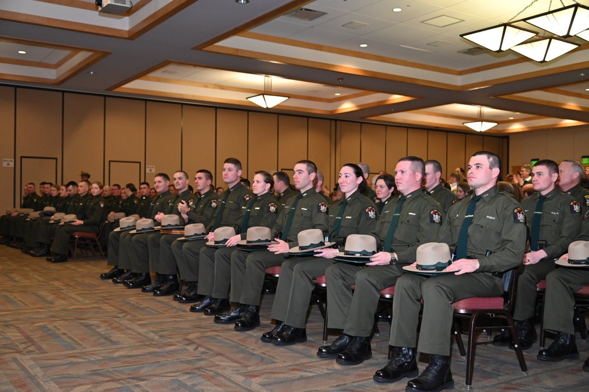NYSDEC's tweet image. Congratulations to the 23rd Basic Class of New York State Forest Rangers! The 38 new graduates will join 121 current Rangers ensuring public safety and natural resource protection across DEC's 9 regions: governor.ny.gov/news/governor-…