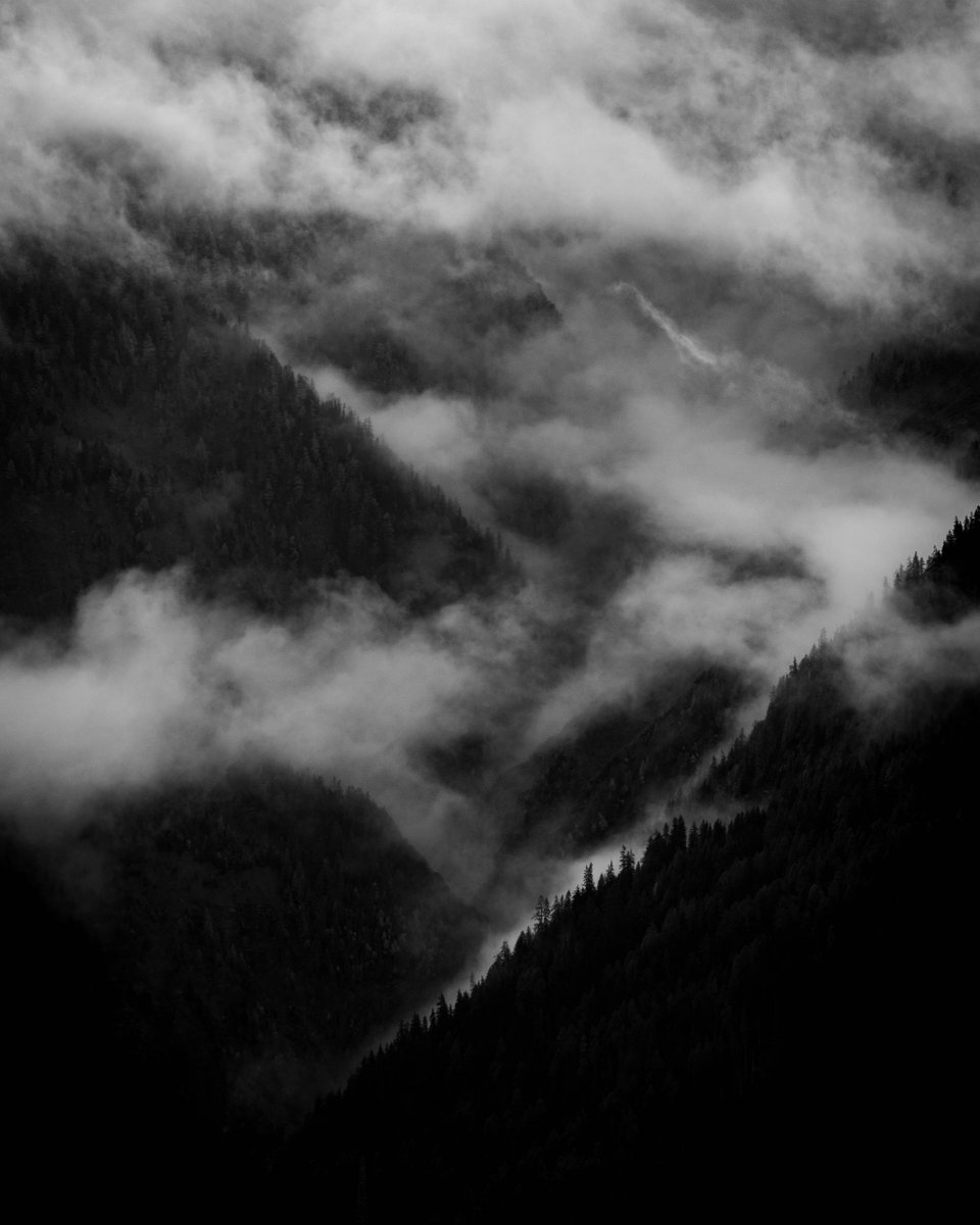 Mountains are breathtaking, especially when the clouds move in to toy with the trees nearby. Buy a print on jdmuellerphotography.darkroom.com