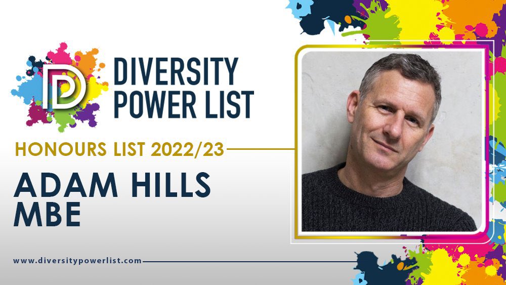 list_diversity's tweet photo. Congratulations to @adamhillscomedy who has featured on the Diversity Power List 2022 – honouring 50 of the most profound champions of inclusion across the UK! 

You can read more about Adam's achievements, and view the full honours list HERE – https://t.co/lS7u6zXfgd… https://t.co/xDFesssg6q