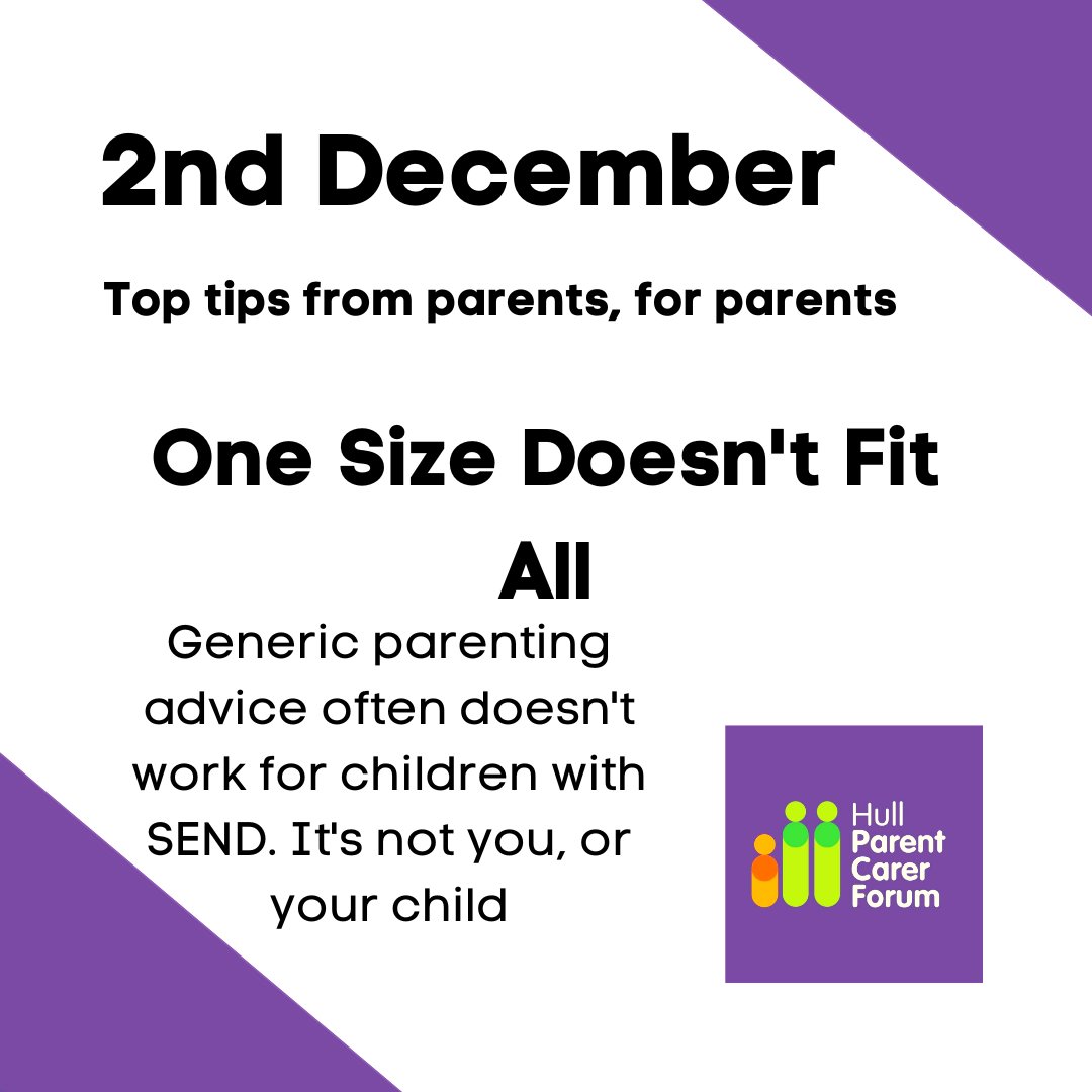 PCFHull's tweet photo. Day 2 of our advent calendar
Here is an interesting post from the amazing Eliza Fricker @_MissingTheMark linking to our daily tip.
https://t.co/vGFgvS7XAn
#stopparentblame #uniqueapproach #thinkoutsidethebox #complexparenting #SENDparenting #theraputicparent #childled https://t.co/DgYykMoYzk
