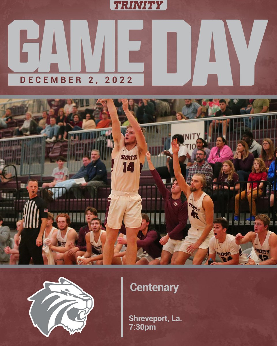Friday night means <a href="/TU_Basketball/">Trinity Basketball</a> is back in action, taking on Centenary in the <a href="/SCAC_Sports/">SCAC</a> opener! #TigerPride 

📈: bit.ly/3Vqn5wp
🎥: bit.ly/3uh2izl