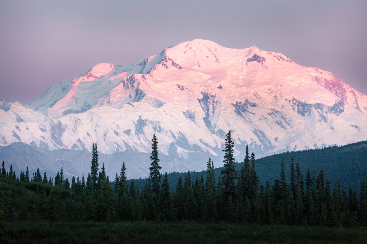 Sunset in Denali National Park