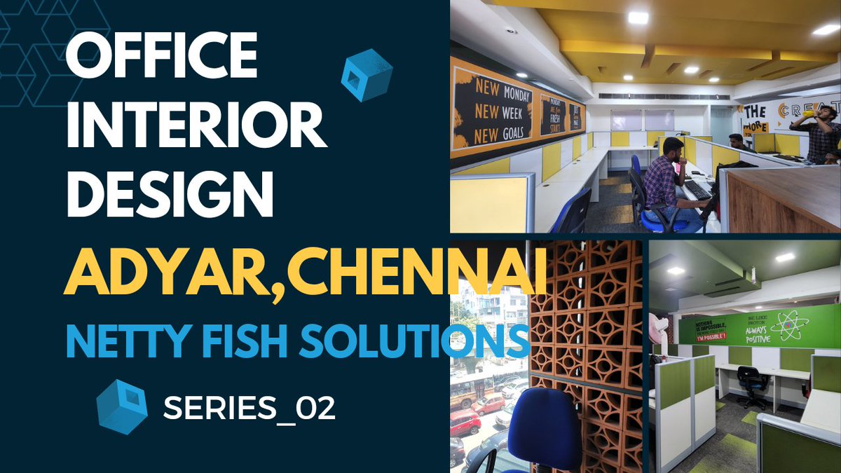 JamilHa15395073's tweet image. youtu.be/6-sTJg59LwE
Designed and Executed office space for Netty Fish Solutions, Adyar,Chennai
Uploaded new video
#exceldesignstudio #exceldesign #nettyfishsolutions @Nettyfish_offic @NettyfishL