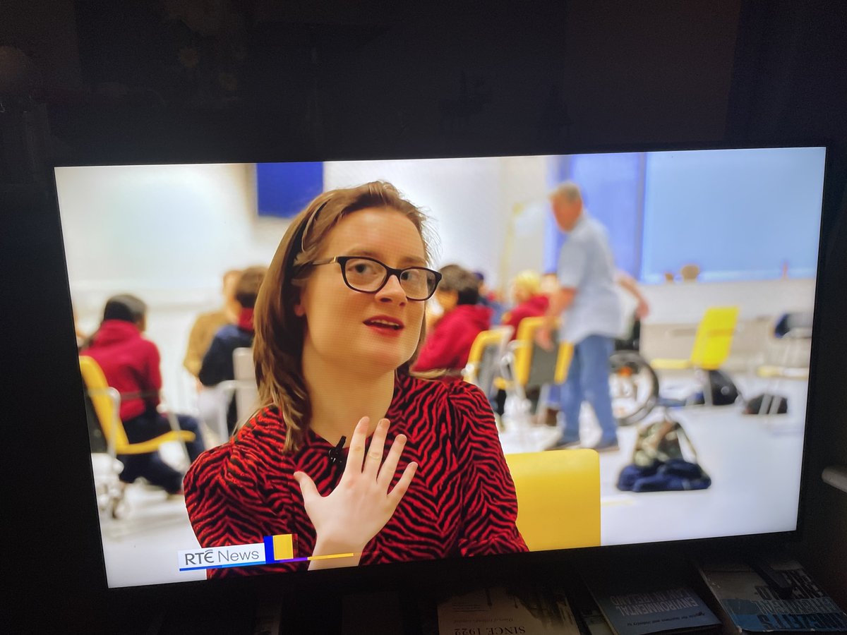 ILMIreland's tweet image. ILMI’s Dr James Casey and Claire Kenny on the @rtenews with @AilbheConneely talking about the @ESRIDublin consultation report on how vital a right to Personal Assistance Services in Ireland is. So we can live our lives just like anyone else! #PASnow