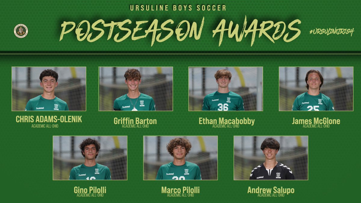 UrsulineIrish's tweet photo. Our Boys' and Girls' Soccer Teams had wonderful seasons and so much to be proud of.  Way to go to our individual award winners for their performance on and off the field!  #UrsulineIrish #SoliDeoGloria https://t.co/QJFTCx3txg