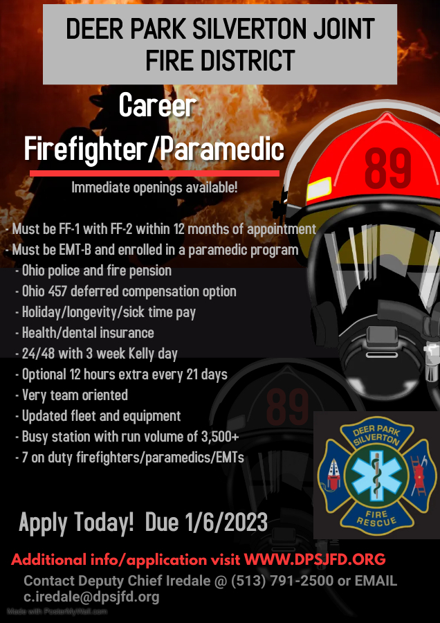 Deer Park-Silverton (@dpsjfd_89) on Twitter photo 